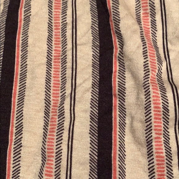 Xhilararion striped flowy off shoulder top - Picture 2 of 4